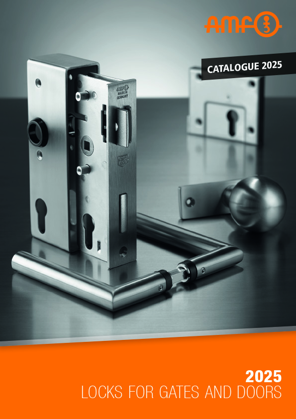 Gate lock & door lock for outdoor | AMF locks Made in Germany AMF locks catalog – weatherproof locks for doors and gates. Stainless steel housing, anti-panic function, self-locking, quick to install and available immediately