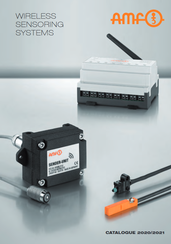 Wireless sensor technology from AMF – easy to retrofit | AMF process monitoring AMF wireless sensor catalog – monitor processes wirelessly in real time. Retrofit flexibly without cable clutter, ideal for clamping technology and grippers