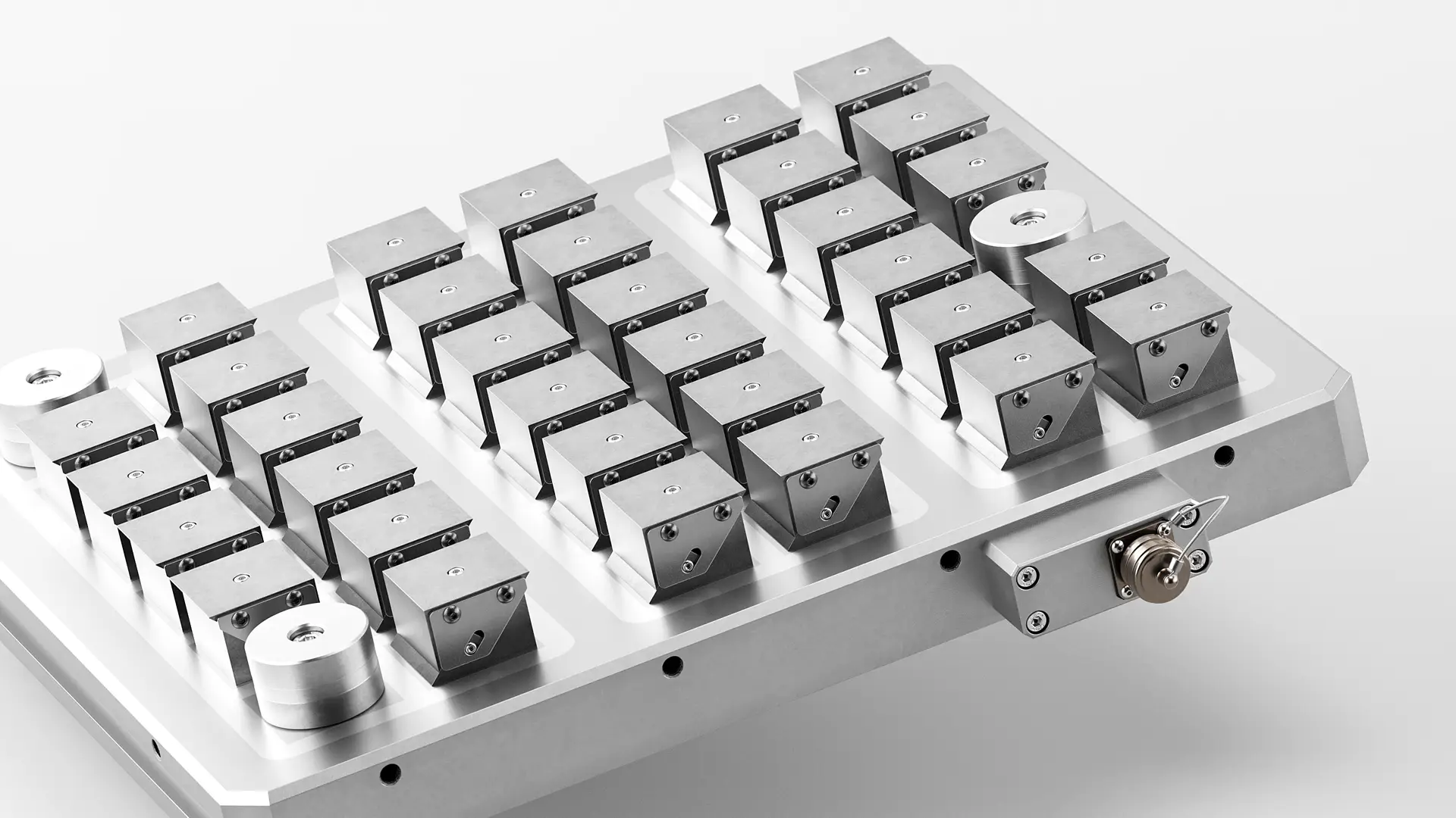 Système de serrage magnétique pour une force de maintien maximale jusqu’à 384 kN lors de l’usinage lourd