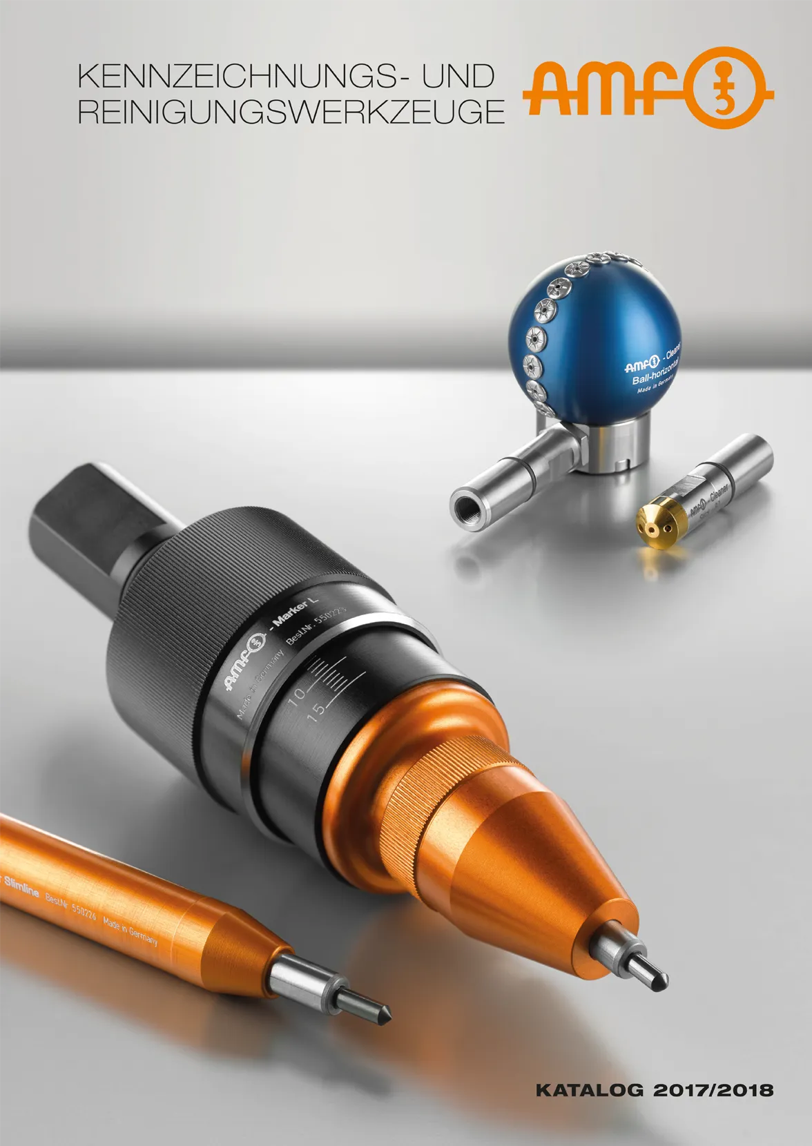 Kennzeichnungs- & Reinigungswerkzeuge | AMF Lösungen für effiziente Markierung & Reinigung im Katalog AMF Produktkatalog Kennzeichnungs- und Reinigungswerkzeuge – Markierzeit um bis zu 75 % reduzieren, Reinigung automatisieren und Maschinenverfügbarkeit steigern, ohne teure Laseranlagen