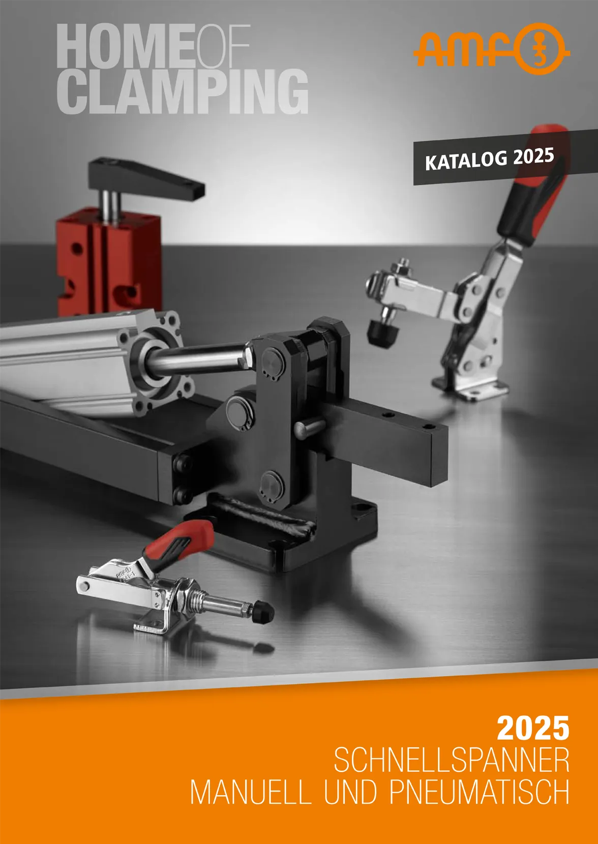 Schnellspanner – manuell & pneumatisch | AMF Spannlösungen für Maschinenbau & Handwerk im Katalog AMF Produktkatalog Schnellspanner – manuell & pneumatisch. Hohe Spannkraft, sichere Verriegelung, ergonomisch & langlebig. Ideal für Maschinenbau, Automation & Handwerk