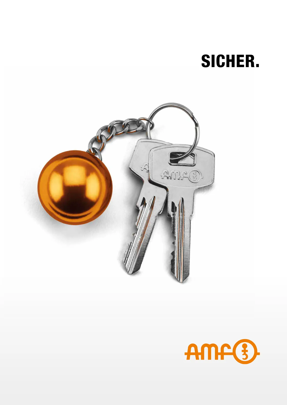 Entdecken Sie die AMF Kompetenzbroschüre Schlösser für Türen und Tore – alle Lösungen im Überblick Titelseite der AMF Kompetenzbroschüre Schlösser für Türen und Tore mit Titeltext und Produktabbildungen