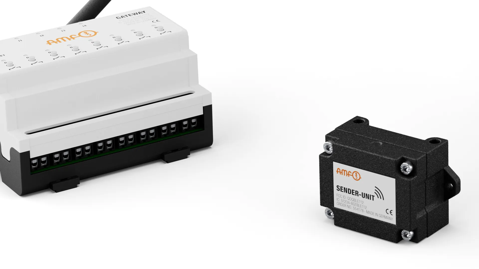 Industry 4.0 sensor integration: Gateway with sender unit for reliable clamping processes